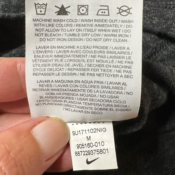 Nike Gym Vintage Racerback Romper in Heathered Grey Women’s Sz M - Picture 11 of 12